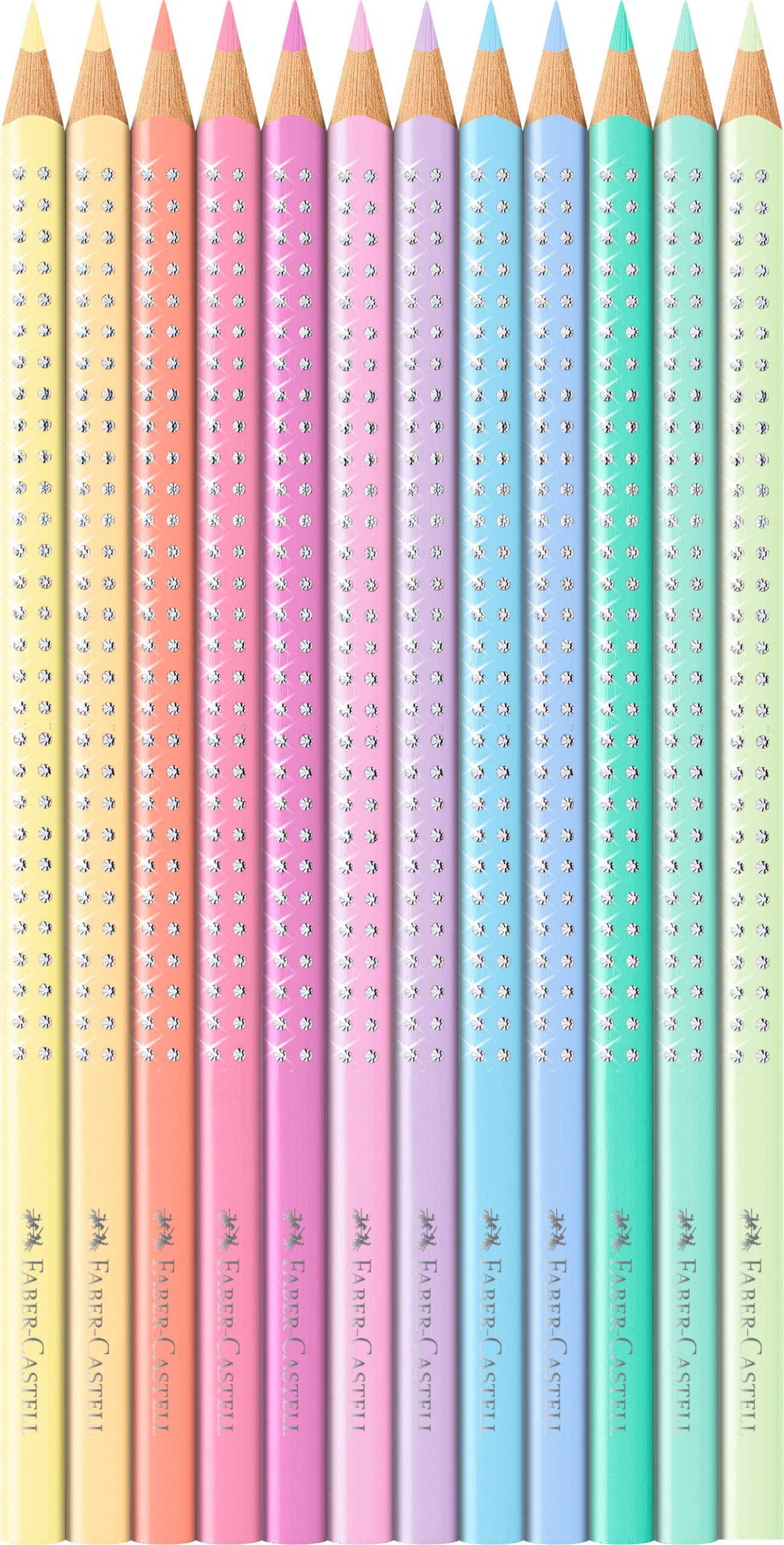 Faber-Castell 201910 Colored Pencils, 12 Pieces, Pastel Colours thumbnail 2