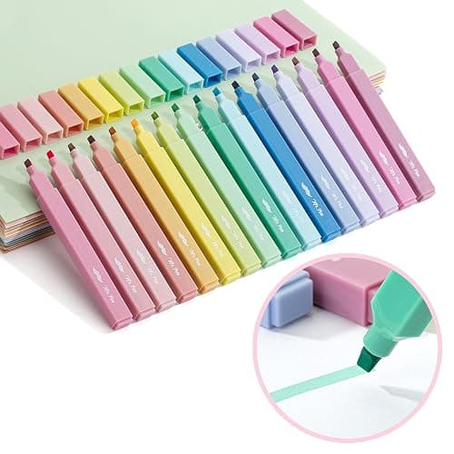 Mr. Pen- Aesthetic Highlighters, 32 Pack, Chisel Tip, Pastel Colors, Bulk, Cute Highlighters Assorted Colors, for Journaling, School, Office, Home, Back to School Supplies thumbnail 7