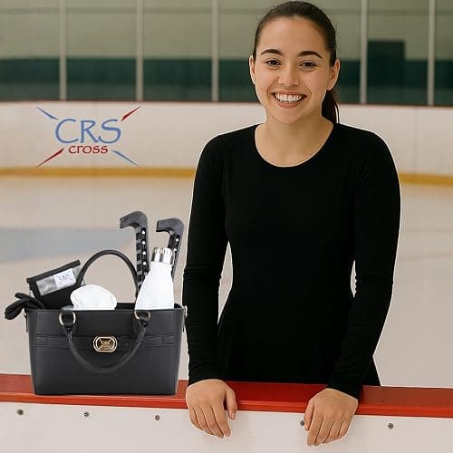 CRS Cross Rink Side Tote. Ice Skating Accessory Bag-Figure Skating, Roller, Inline Skaters, Dance, Cheer.Organizes Guards Water Bottle Phone thumbnail 3