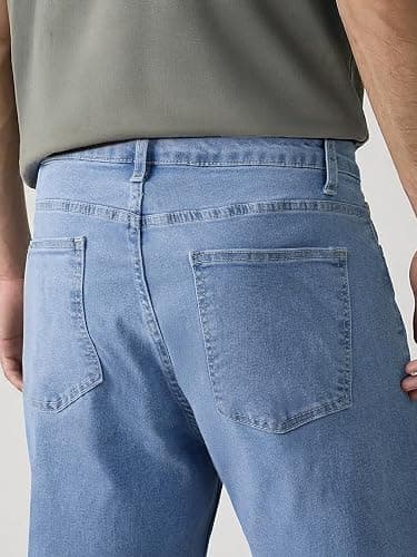 JMIERR Men's Baggy Jeans Wide Leg Skater Hip Hop Denim Pants Loose Fit Streetwear thumbnail 6
