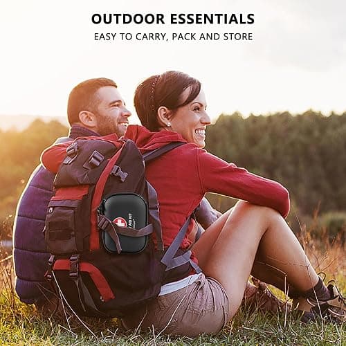 Mini First Aid Kit - 120 Piece Small Waterproof Hard Shell Medical Kit | Emergency First Aid Supplies and Survival Kit For Car, Home, Office, Travel, Camping, Sports, Outdoor, School (Black) thumbnail 7