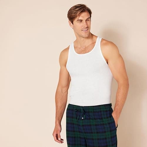 Amazon Essentials Men's Lightweight Tank Undershirts, Pack of 6 thumbnail 7