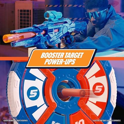NERF Strike 'N Score Digital Target Game – Arcade-Style Foam Dart Blaster Game with Reactive Targets, Score Display & 4 Game Modes thumbnail 3