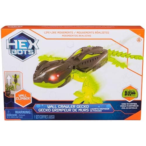 HEX BOTS Wall Crawler Gecko with Official Wall Climber Technology, Rechargeable Remote Control Robot Kids Toys, Prank Toys for Boys & Girls Ages 4 & Up thumbnail 7