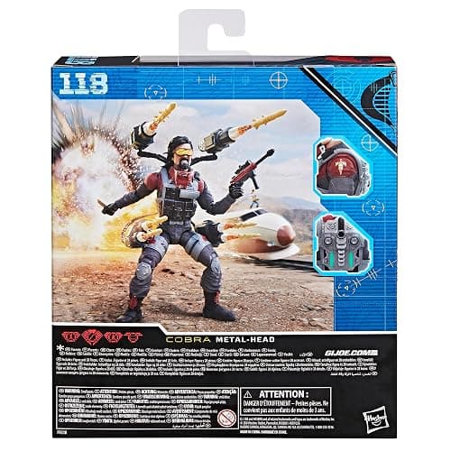 G.I. Joe Classified Series #118, Iron Grenadier Metal-Head, Deluxe Collectible 6-Inch Action Figure with 28 Accessories thumbnail 13