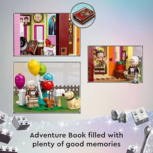 Lego Disney and Pixar ‘Up’ House, Classic Disney Celebration Building Toy Set for Kids and Movie Fans Ages 9 and Up, A Fun Gift for Disney Fans and Anyone Who Loves Creative Play, 43217 thumbnail 5