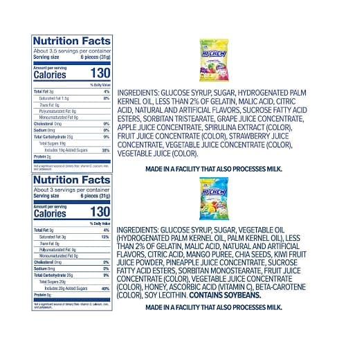 HI-CHEW Variety Mix, Pack of 6 Bags - 17 Flavor Assort Sweet and Sour Chewy Candy, Unique Fun Soft - Immensely Juicy Fruity Candy Flavors - Individually Wrapped for Sharing thumbnail 2