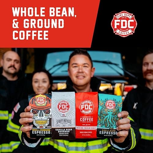 Fire Department Coffee - Gives Back to Firefighters - Bold & Smooth Shellback Espresso Coffee Beans - Roasted in the USA - Veteran Owned - 12 oz thumbnail 6