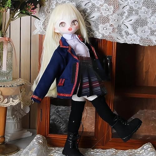 Bjd Doll Clothes Handmade Fashionable and Cute Clothing Suitable for 1/3 1/4 18inch 24 inch BJD SD Doll (J, 1/4) thumbnail 7