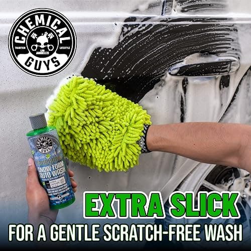 Chemical Guys CWS 110 64 Honeydew Snow Foam Car Wash Soap (Works with Cannons, Foam Guns or Bucket Washes) Safe for Trucks, Motorcycles, RVs & More, 64 fl oz (Half Gallon), Honeydew Scent - 64 Fl Oz (Pack of 1) - HONEYDEW thumbnail 3
