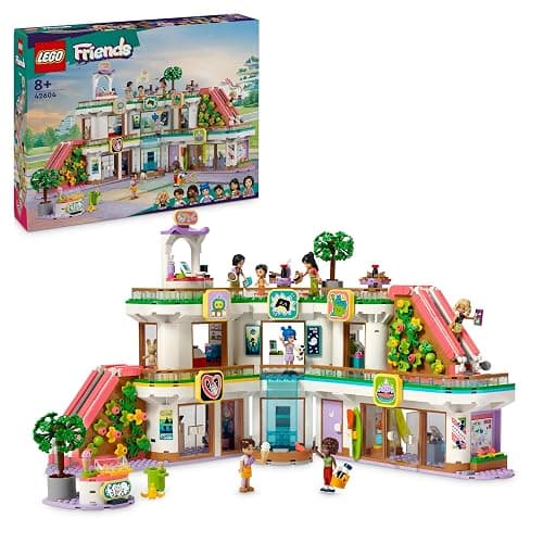 LEGO Friends Heartlake City Shopping Mall with 5 Toy Shops for 8 Plus Year Old Girls, Boys & Kids, Role-Play Toys, Features 7 Minidoll Characters, Birthday Gift Idea 42604 - Image 1