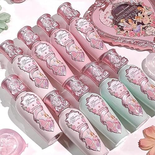 Flower Knows Midsummer Fairytales Coating Lip Lacquer,Glowy Non-Fading Lip Gloss,Hydrating Tinted Lip Oil for Girls&Women,Vegan & Cruelty Free,0.17Fl Oz(G04 To the Moon) thumbnail 7