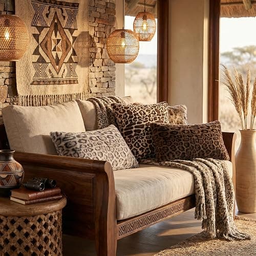 SYSLOON Faux Fur Cheetah Print Pillow Covers 20x20 Inch Set of 2, Leopard Print Decorative Pillow Covers Home Decor for Living Room Sofa & Bed, Beige Brown Leopard thumbnail 5