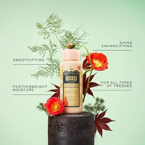 Kristin Ess Hair Wicked Limited Edition Signature Sulfate Free Shampoo and Conditioner Set for Moisture, Frizz + Shine - Color Safe, Vegan, Paraben Free - Clarifying, Hydrating Damage Repair for Women thumbnail 5