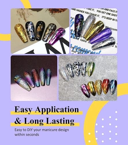 AIMEILI Nail Foil Glue Gel for Foil Stickers - 2 x 15ml LED Lamp Required thumbnail 5