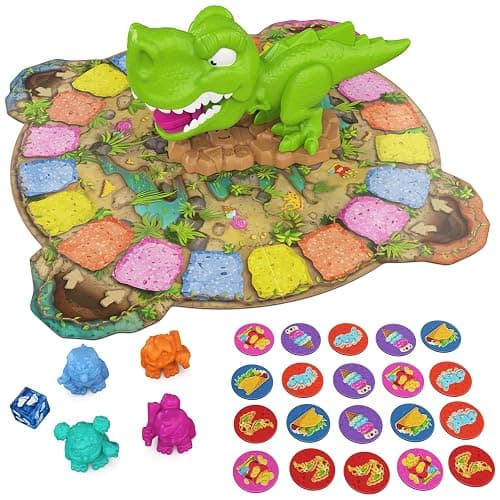 Spin Master Games, Snack-O-Saurus Rex, Interactive Dinosaur Toy for Kids, Board Games for Family Night, 2-4 Players, for Ages 5 & Up thumbnail 9