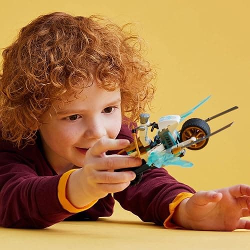 LEGO NINJAGO Zane’s Ice Motorcycle Toy with 1 Minifigure Included, Buildable Model Vehicle, Ninja Gift for Kids Ages 7 and Up, 71816 thumbnail 2