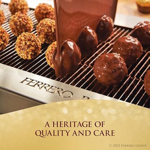 Ferrero Rocher, 42 Count, Premium Milk Chocolate Hazelnut, Chocolates for Gifting, 18.5 oz thumbnail 5