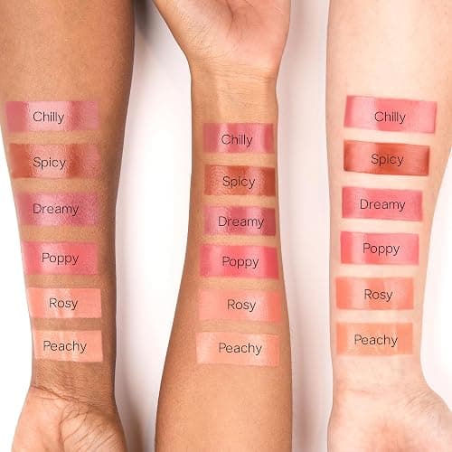 Saie Dew Liquid Blush for Cheeks - Hydrating Cream Blush Stick with a Blendable + Buildable Formula - Skincare Infused Dewy Cheek Tint for a Natural Flush - Glowy Makeup Essential - Chilly (.40 oz) thumbnail 4