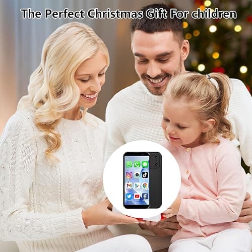 CoolBuBu Mini Phone,Mini Smartphone with 3.0" HD Touch Screen,World's Smallest Unlocked Android Compact Mobile Phone for Kids Cell Phone App Download WiFi GPS Face lD 2GB+16GB (Black) | MINI PHONE thumbnail 9