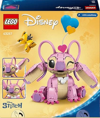 LEGO | Disney Angel - Lilo & Stitch Building Toy - Brick Built Display Figure with 3 Heart Balloons & a Butterfly - Gift for 9+ Year Old Girls, Boys and Adult Fans - 43257 thumbnail 10