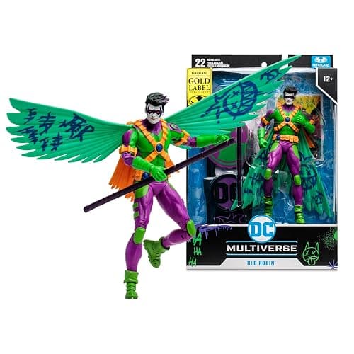 McFarlane Toys - DC Multiverse Red Robin (Jokerized) Gold Label, 7in Action Figure thumbnail 9