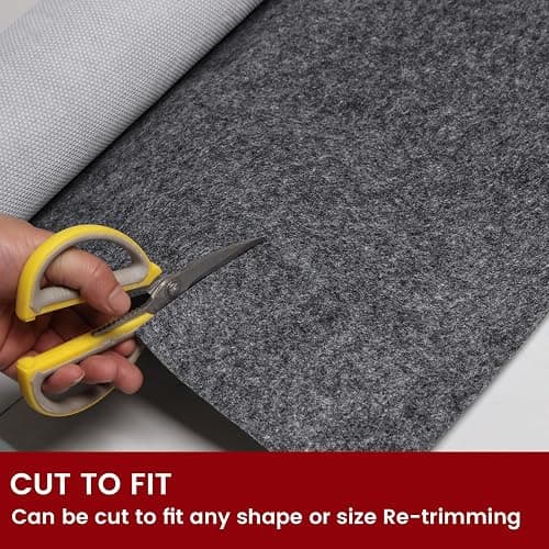 Waterproof Rug Pad, 5x7 ft Area Rug Non-Slip Carpet Pad, Non-Slip Rug Pads for All Floors and Finishes, Felt Pad for Hardwood Floors, Keeps Carpets in Place Soft and Safe thumbnail 6