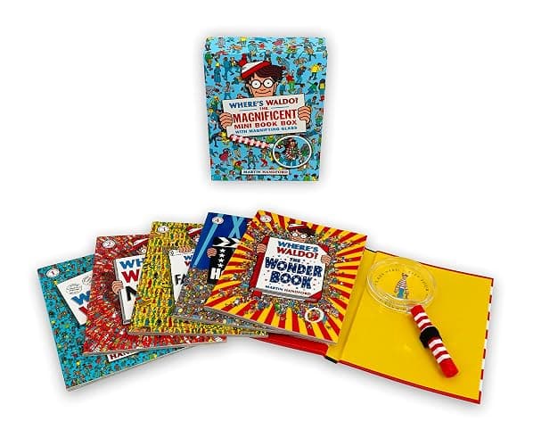 Where's Waldo? The Magnificent Mini Boxed Set: (A Compact, Travel-Sized Box Set of 5 Hidden Object Activity Books, Packed with Search & Find Puzzle Adventures - a Perfect Gift for All Ages) thumbnail 2