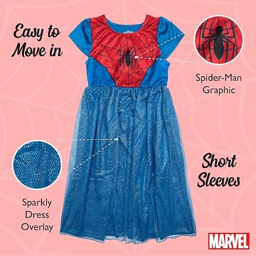 Disney girls Frozen Fantasy Gown Nightgown thumbnail 6