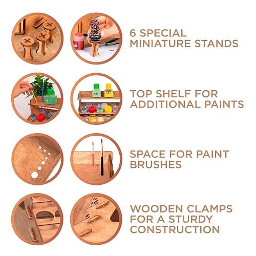NEEDED - Citadel Paint Organizer for 87 Bottles and 14 Brushes  thumbnail 2