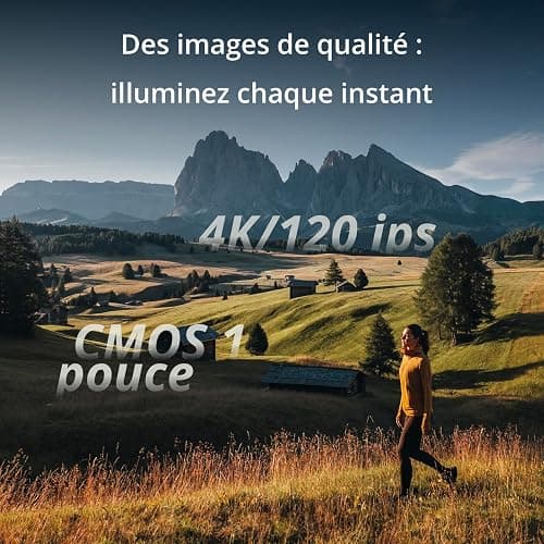 DJI Osmo Pocket 3 + Mic 2 (2 TX+1 RX+Boîtier de Recharge), cam. de vlog avec CMOS 1" et vidéos en 4K/120 IPS, stabilisation à 3 Axes, Map Rapide, Suivi Facial/d’Objet, écran Tactile Rotatif de 2" thumbnail 2
