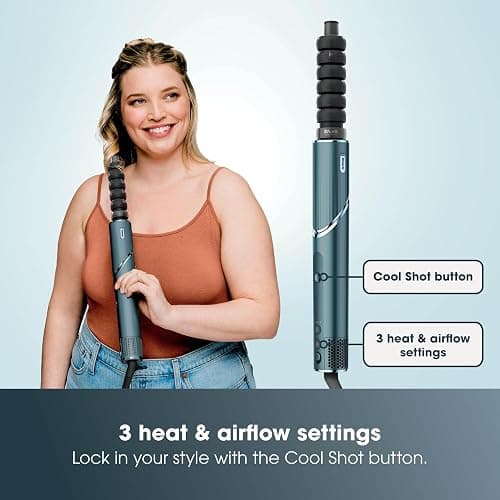 Shark FlexStyle 5-in-1 Air Styler & Hair Dryer, Auto-Wrap Curlers, FrizzFighter Finishing Tool, Oval Brush, Concentrator, Clips & Storage Bag, No Heat Damage HD456TLUK thumbnail 13