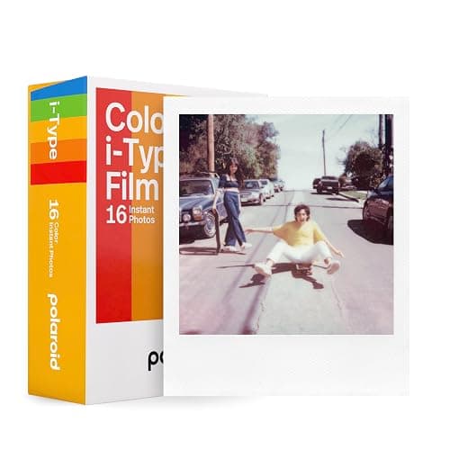 Polaroid Now 3rd Generation I-Type Instant Camera + Film Bundle - Now Artic Blue Camera + 16 Color Photos (6644) thumbnail 9