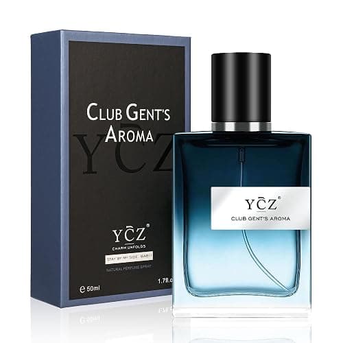 Ycz CLUB GENT'S AROMA, 1.7oz(50ml), Man Perfume, Nightclub Essential Fragrance, Long Lasting Cologne for Men with Aromatic Woody Notes of Aldehyde, Ginger, Mint, and Lemon - Image 1