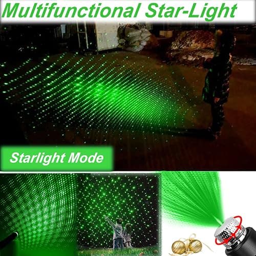 Laser Pointer, Green Laser Pointer, Laser Pointer High Power Green Rechargeable Laser High Power Pointer for Presentations Outdoor Teaching Geese Deterrent thumbnail 5