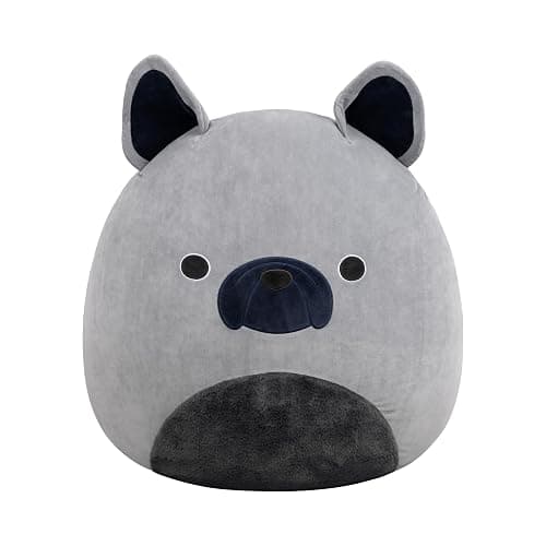 Squishmallows Original 24in Regz The Grey French Bulldog – Official Jazwares Plush (Jumbo) - Image 1