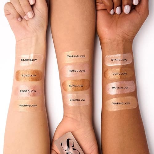Saie Glowy Super Gel - Hydrating Makeup Primer and Illuminating Glow Serum Enriched with Vitamin C and Squalane Oil - All-Over Liquid Highlighter Makeup for Instant Glass Skin - Warmglow (1 oz) thumbnail 6