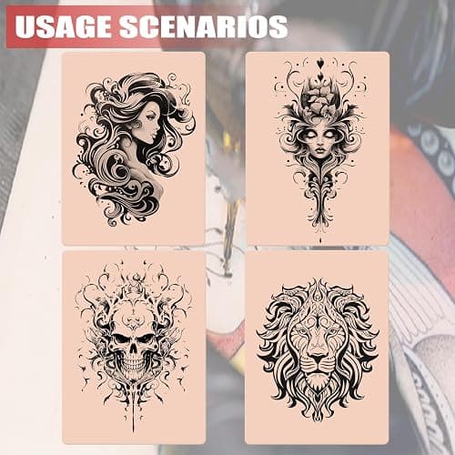 3MM Fake Skin Tattoo - SOTICA 12pcs Tattoo Skin 3mm Tattoo Practice Skins 6×8" Tattoo Fake Skin Silicone Practice Skin for Tattoo Thick Fake Tattoo Skin Piel Sintética Para Tatuar for Tattoo Supplies thumbnail 6