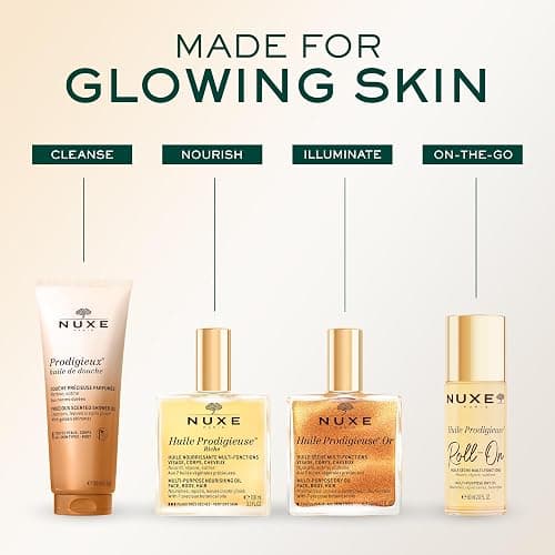 NUXE Huile Prodigieuse Multi-Purpose Dry Body Oil, Skin & Hair | Lightweight scented dry oil for skin, face & hair, French skincare with 7 botanical oils for after shower hydration & glow thumbnail 10