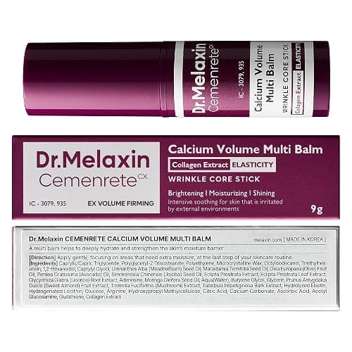 Dr.Melaxin Cemenrete Calcium Multi Balm 9g Korean Skin Care All In One Calcium Volume Stick Collagen Wrinkles Face Eye treatment Balm thumbnail 9
