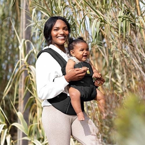 LÍLLÉbaby Complete All Seasons Ergonomic 6-in-1 Baby Carrier Infant to Toddler with Lumbar Support (7-45 Pounds), 360 Degree Baby Wearing & Multi-Position, Inward & Outward Facing (Black) thumbnail 8