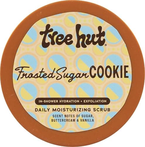 Tree Hut Frosted Sugar Cookie Daily Moisturizing Scrub, Whipped Foamy Exfoliating Body Scrub, Hydrating Formula for Soft, Glowing Skin, 15 oz thumbnail 2