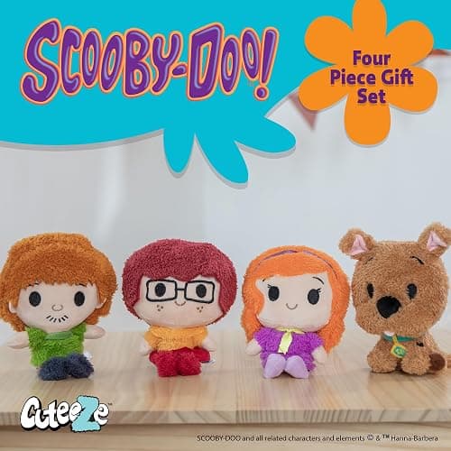 Kids Preferred Scooby-Doo 4 Piece Cuteeze Set - Scooby Doo, Shaggy, Velma, & Daphne Plush - for Baby and Toddler Boys & Girls - 6 Inches thumbnail 3