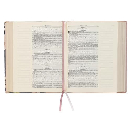 KJV Holy Bible, Large Print Note-taking Bible, Vegan Leather Hardcover - King James Version, Dusty Peach Printed (KJV Note-taking Editions) thumbnail 13