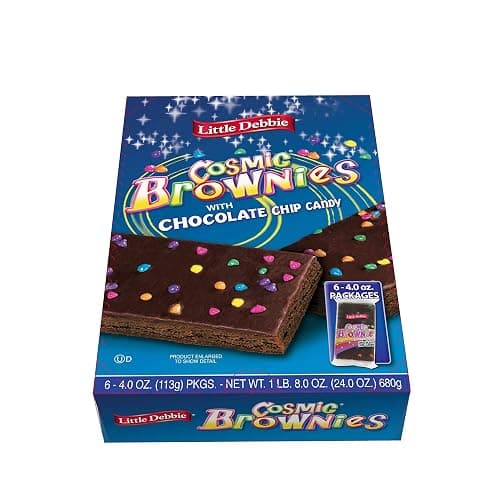 Little Debbie Extra-Large Sized Cosmic Brownies, 4 oz., 6 Count | 3 Pack (Total 18 Brownies) thumbnail 5