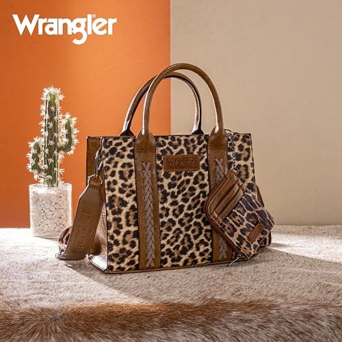Wrangler Tote Bags for Women Western Purse and Handbags Satchel Top-handle with Card Holder thumbnail 6