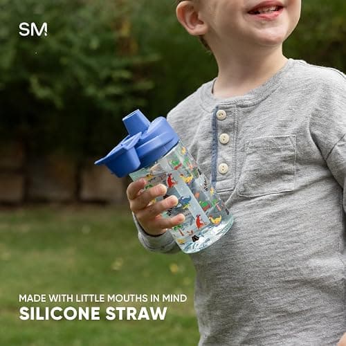 Simple Modern Disney Kids Tritan Plastic Summit Water Bottle | 12 oz BPA-Free Cup with Covered Leak Proof Straw Lid for Girls, Toddlers | Minnie Mouse Fun thumbnail 4