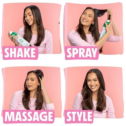 Not Your Mother's Value Size Plump for Joy Jumbo Dry Shampoo (2-Pack) - 12 oz Each - 70% More to Absorb Oil and Build Body - Orange Mango - For All Hair Types thumbnail 5