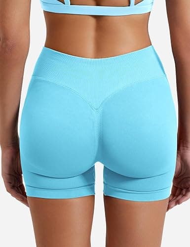 YEOREO SoftHue Women Workout Gym Impact Shorts Hidden Scrunch Butt Lifting 2.5"/3.6"/4.5"/6" Seamless Shorts thumbnail 2