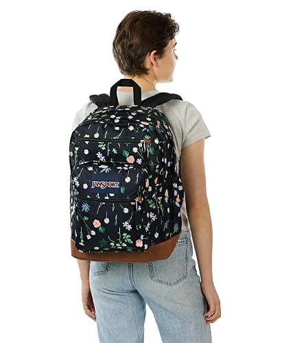 JanSport Cool Backpack with 15-inch Laptop Sleeve, Large Computer Bag Rucksack with 2 Compartments, Ergonomic Straps, Bewitched Blooms thumbnail 9
